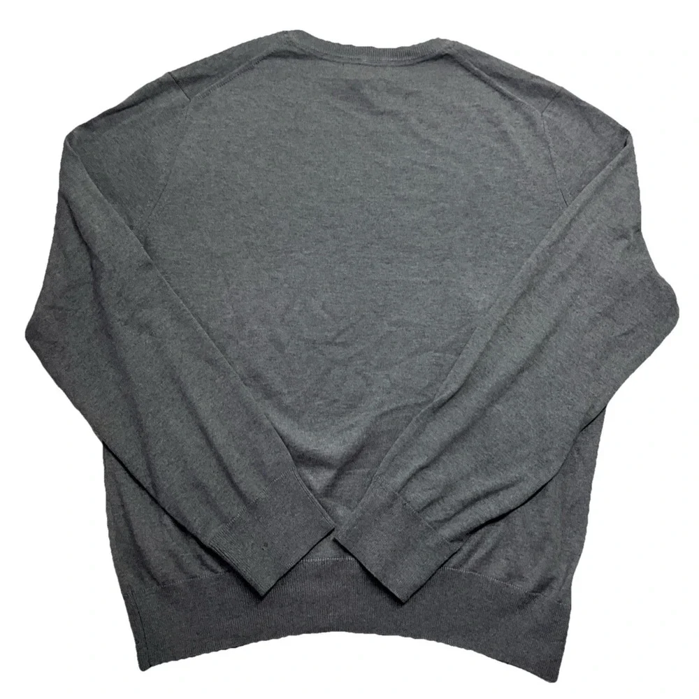 Banana Republic Mens Gray Long Sleeve Pullover Cardigan Sweater Size L
